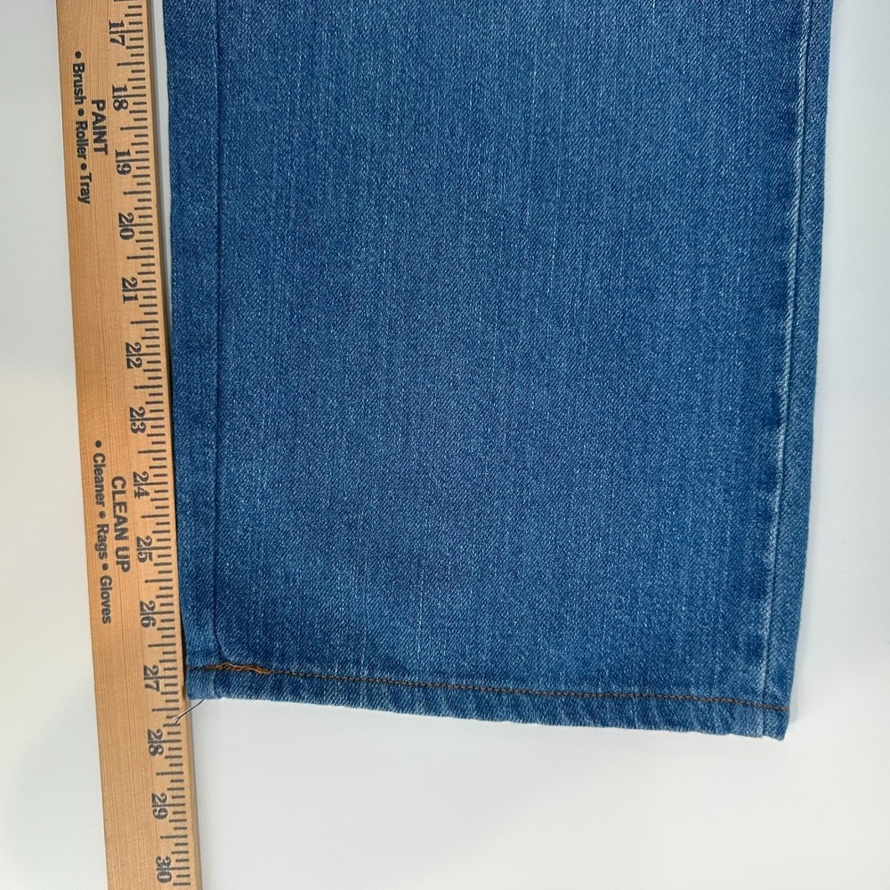 Universal Thread Jeans Womens 10/30R Blue Denim Wide-Leg Relaxed Fit 5-Pocket - Picture 9 of 10